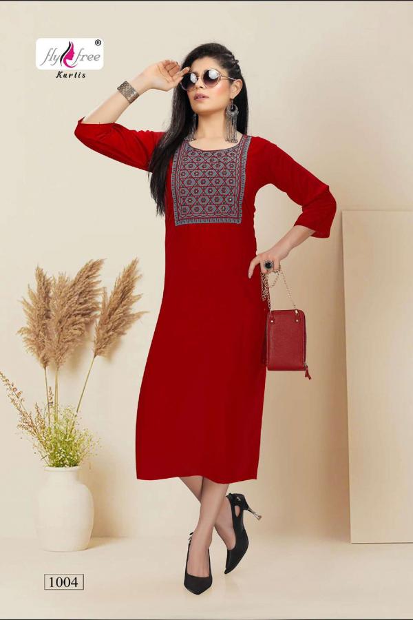 Fly Free Ignite Casual Wear Designer Kurti Collection